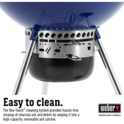 Barbecue Charbon Master-Touch Gbs 5750 - Ocean Blue - WEBER -BBQ Soldes barbecue charbon master touch gbs 5750 57 cm ocean blue 3