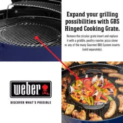Barbecue Charbon Master-Touch Gbs 5750 - Ocean Blue - WEBER -BBQ Soldes barbecue charbon master touch gbs 5750 57 cm ocean blue 4