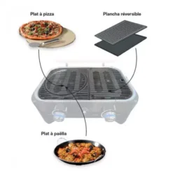 Campingaz Barbecue Gaz à Poser Attitude Lx Noir 2100 + Housse -BBQ Soldes barbecue gaz a poser attitude lx noir campingaz 6