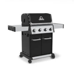 Nouveaux produits -BBQ Soldes barbecue gaz baron 420 black avec plancha broilking 1