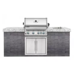 Nouveaux produits -BBQ Soldes barbecue gaz napoleon encastrable built in pro 500 inox 3 bruleurs bruleur arriere 1