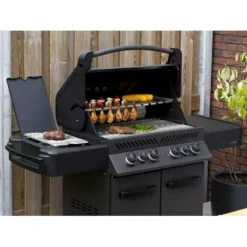 BBQ Soldes -BBQ Soldes barbecue gaz prestige 500 phantom 4 bruleurs sizzle lateral bruleur arriere 1