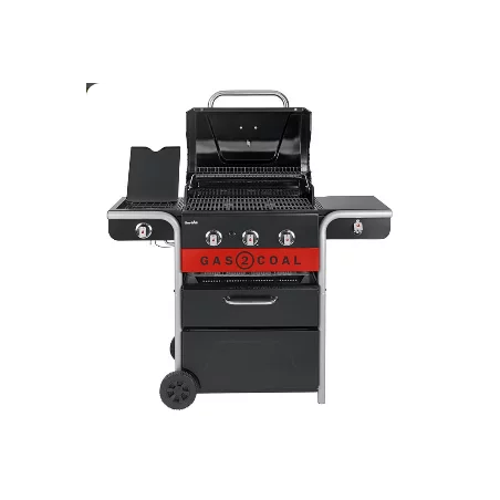 Barbecue Hybride Gaz & Charbon Gas2Coal 330 2.0 3 Brûleurs 4 Barbecue Hybride Gaz & Charbon Gas2Coal 330 2.0 3 Brûleurs - Image 2