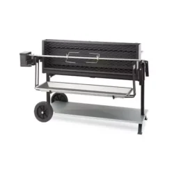 BBQ Soldes -BBQ Soldes barbecue mechoui acier noir sur chariot exception 1