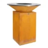 Brasero OFYR Classic 85 Plancha Acier Corten Pied 75cm -BBQ Soldes brasero ofyr classic 85 acier cortene