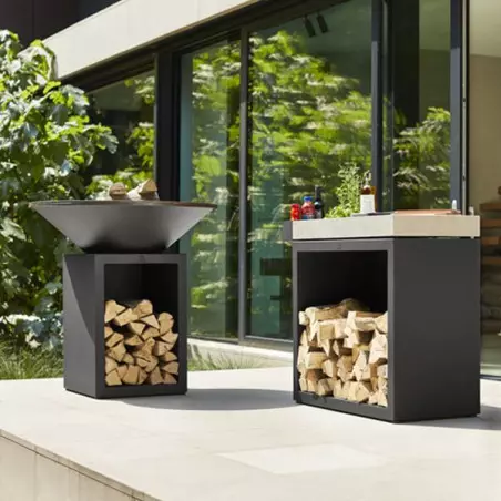 Brasero OFYR Classic Storage Black 85 4 Brasero OFYR Classic Storage Black 85 - Image 2