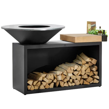 Brasero OFYR Island Black 100 Bois Teck 3 Brasero OFYR Island Black 100 Bois Teck