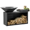Brasero OFYR Island Black 100 Ceramique Gris Anthracite -BBQ Soldes brasero ofyr island black 100 ceramique gris anthracite