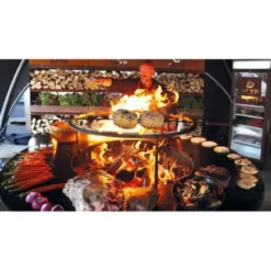 Brasero OFYR XL Plancha Acier Corten Pied 50cm -BBQ Soldes brasero ofyr xl plancha acier cortene pied 50cm 1