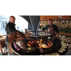 Brasero OFYR XL Plancha Acier Corten Pied 50cm -BBQ Soldes brasero ofyr xl plancha acier cortene pied 50cm 2