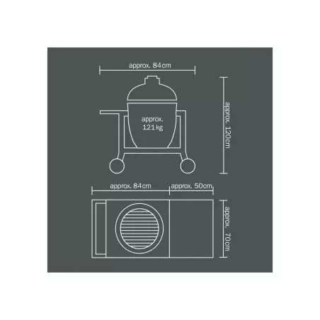 Chariot Le Chef Buggy + Tablette - MONOLITH 4 Chariot Le Chef Buggy + Tablette - MONOLITH - Image 2