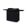 Chariot Plancha Modern 75 Acier Noir Fermé - FORGE ADOUR -BBQ Soldes chariot modern acier ferme noir 75
