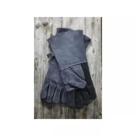 Paire De Gants En Cuir Pour Barbecue - ROSLE 4 Paire De Gants En Cuir Pour Barbecue - ROSLE - Image 2