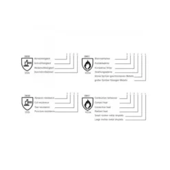 Paire De Gants En Cuir Pour Barbecue - ROSLE 8 Paire De Gants En Cuir Pour Barbecue - ROSLE -BBQ Soldes gants en cuir pour barbecue 2