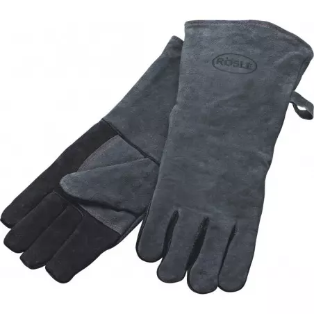 Paire De Gants En Cuir Pour Barbecue - ROSLE 3 Paire De Gants En Cuir Pour Barbecue - ROSLE