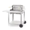 Grilloir + Chariot Exclusive Mendy Inox 54 X 32 -BBQ Soldes grilloir mendy inox sur chariot exclusive inox