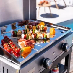 La Plancha Inox Gaz 260 - LE MARQUIER -BBQ Soldes la plancha inox gaz 260 le marquier 1