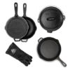Lot De 6 Pieces De Cuisson En Fonte PIT BOSS -BBQ Soldes lot de 6 piece de cuisson en fonte