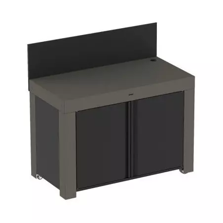 Meuble De Cuisine Acier Galvanise Gris Cargo FELIX 120 X 60 - ENO 3 Meuble De Cuisine Acier Galvanise Gris Cargo FELIX 120 X 60 - ENO