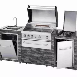 Meuble Modulaire GRANDHALL Stone Island (hors BBQ) -BBQ Soldes meuble modulaire grandhall stone island hors bbq 2