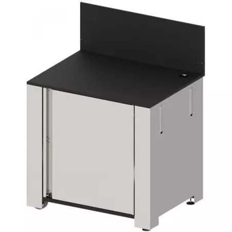 Meuble Modulo Plancha Hpl & Inox + Porte + Credence - ENO -BBQ Soldes module pour plancha hpl et inox porte credence 2021