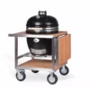 Barbecue Ceramique Kamado MONOLITH Pro 2.0 Noir Sur Chariot Buggy -BBQ Soldes pack barbecue ceramique monolith pro 20 noir sur chariot buggy tablettes