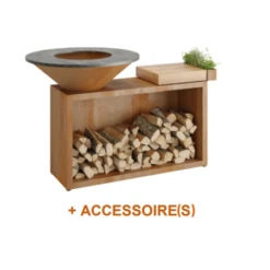 Pack De Noël Brasero OFYR Island 85 Bois Teck