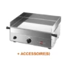 Pack + Plancha Gaz KRAMPOUZ Inox - Design - 41X39 -BBQ Soldes pack plancha gaz krampouz inox design 41x39 1