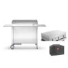 Pack Plancha PLANET Chef 80 Elec + Chariot Fermé+Hous+Capot -BBQ Soldes pack plancha planet chef 80 elec chariot fermehouscapot