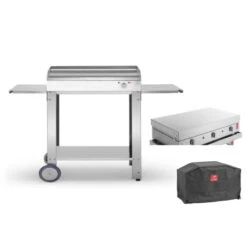 Pack Plancha PLANET Chef 80 Elec + Chariot Ouv+Hous+Capot