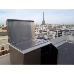 Plancha Electrique Encastrable Oasi In.El60 Inox Plaque Lisse + Couvercle - PLANET -BBQ Soldes plancha gaz encastrable 80 cm inox 2 feux plaque lisse couvercle planet 3