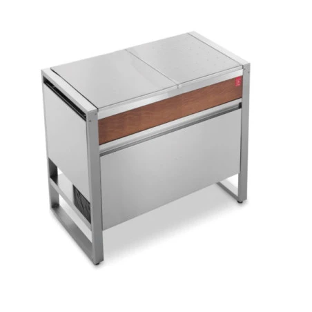 Table Oasi 97 + Plan De Travail Inox - PLANET -BBQ Soldes table oasi 97 ice avec refrigerateur d exterieur plancha planet 5