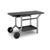 Table Roulante Acier Noir Et Gris Mat Pour Plancha Tra Ng -BBQ Soldes table roulante acier noir et gris mat pour plancha